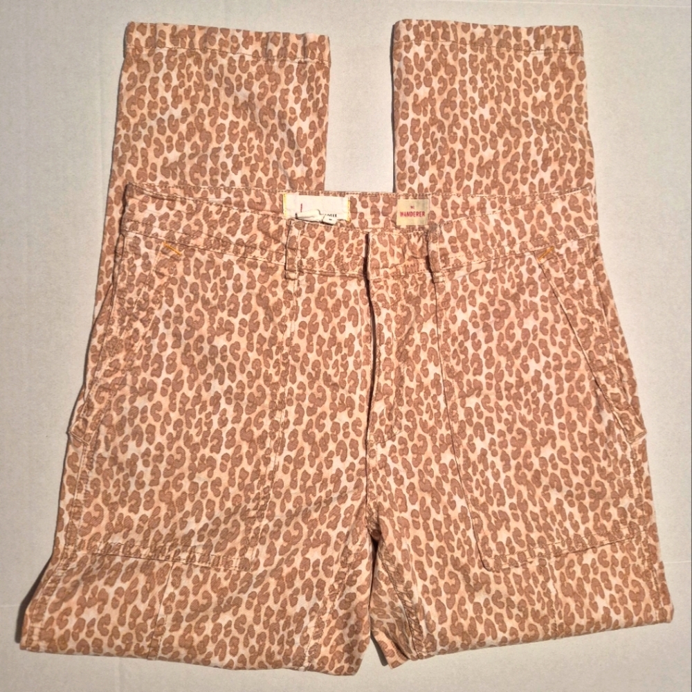 Anthropologie The Wanderer leopard pants